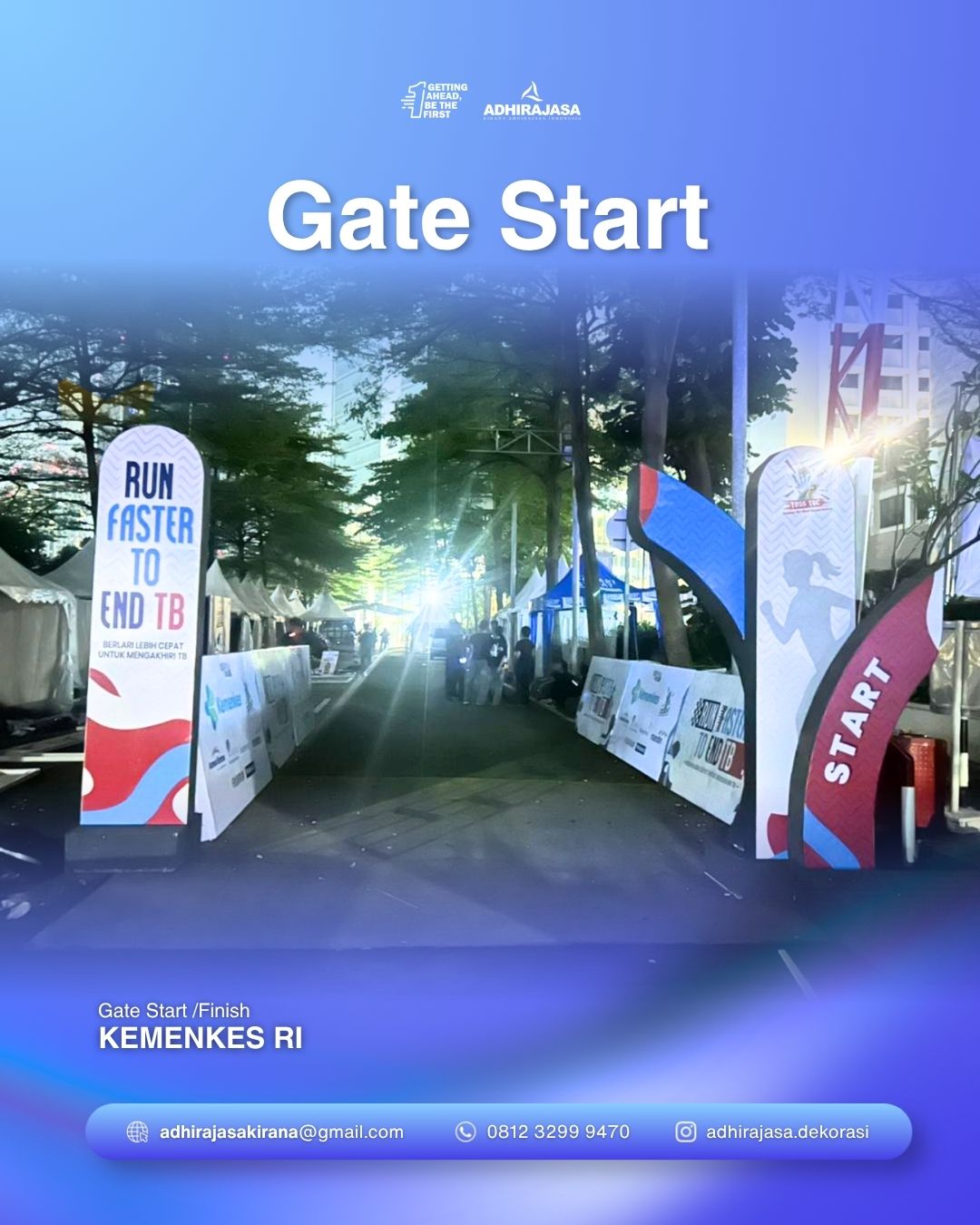 Gate Start /Finish KEMENKES RI Gate Start /Finish KEMENKES RI