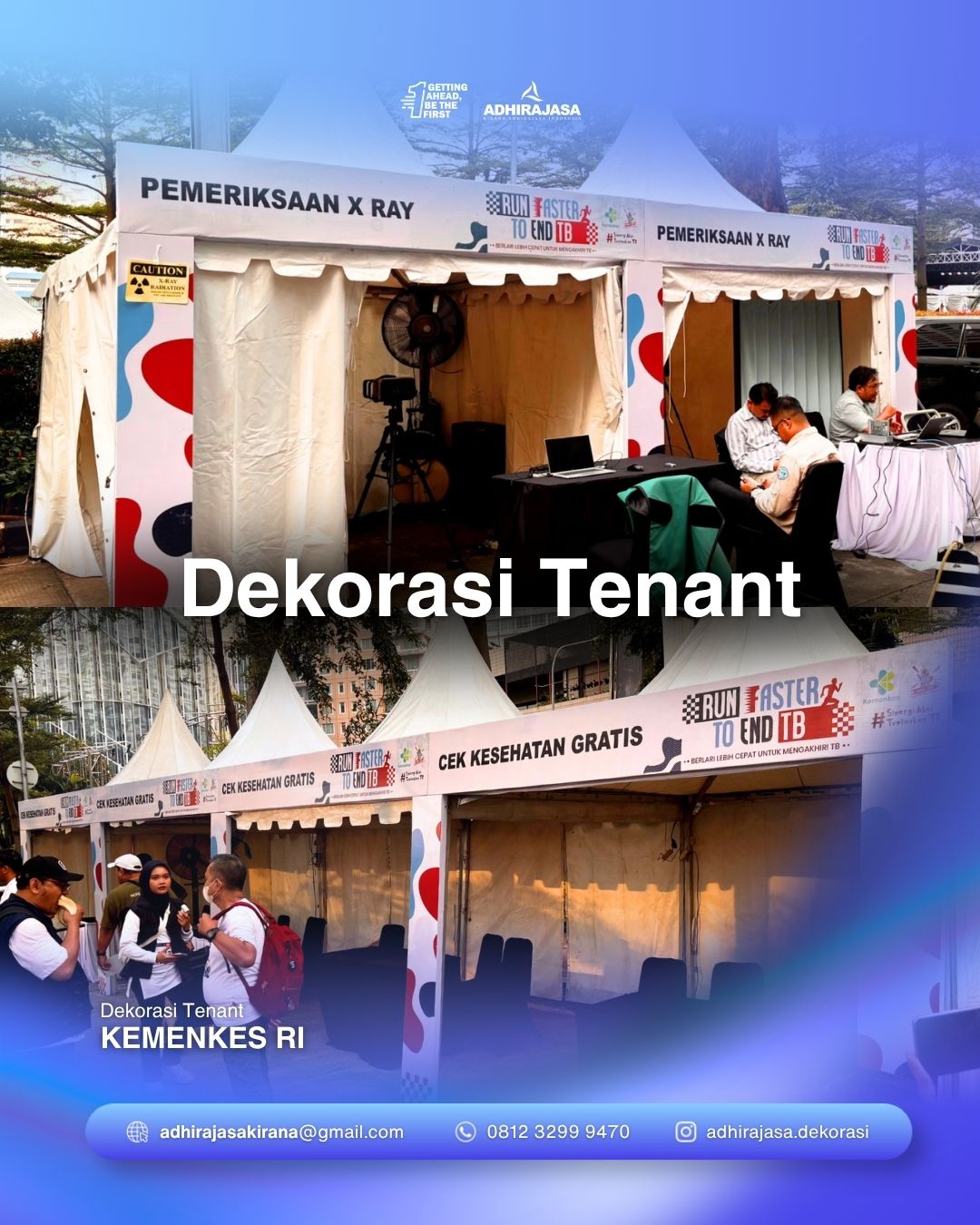 Dekorasi Tenant KEMENKES RI Dekorasi Tenant KEMENKES RI