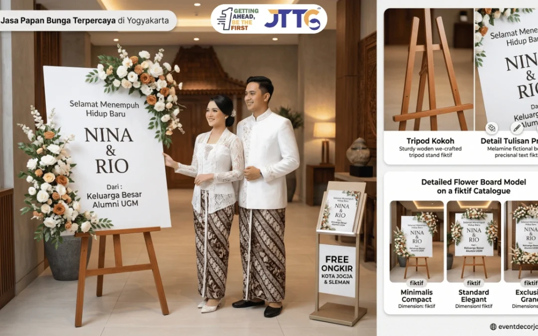 Harga Papan Bunga Jogja: Melamin Elegan Mulai 150Rb