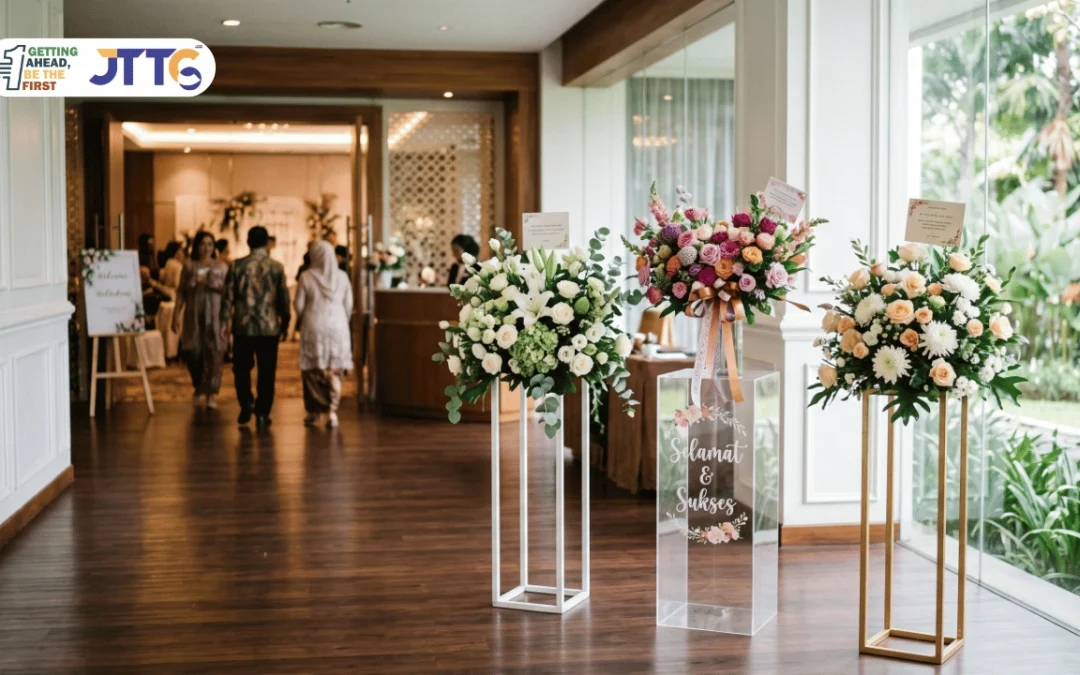 Jual Standing Flower Jogja Murah, Elegan & Bunga Segar Tahan Lama